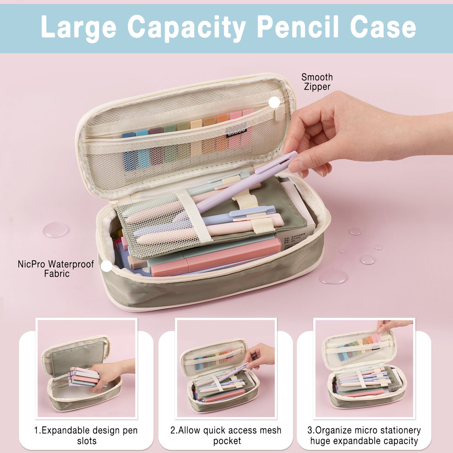 KORALAKIRI 33Pcs Bible Journaling Kits, Bible Study Supplies with Bible Case, No Bleed Highlighter Pens, Bible Journal Accessories, Cute Spiral Notebook Stationary Set for Women Gifts