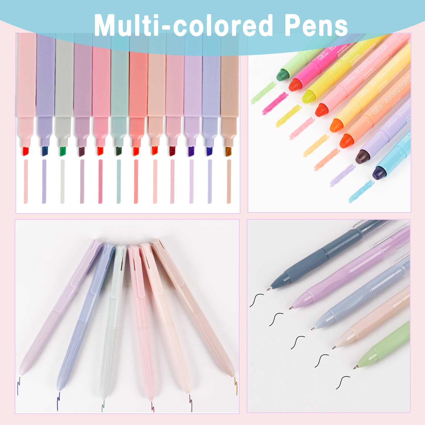 KORALAKIRI 33Pcs Bible Journaling Kits, Bible Study Supplies with Bible Case, No Bleed Highlighter Pens, Bible Journal Accessories, Cute Spiral Notebook Stationary Set for Women Gifts
