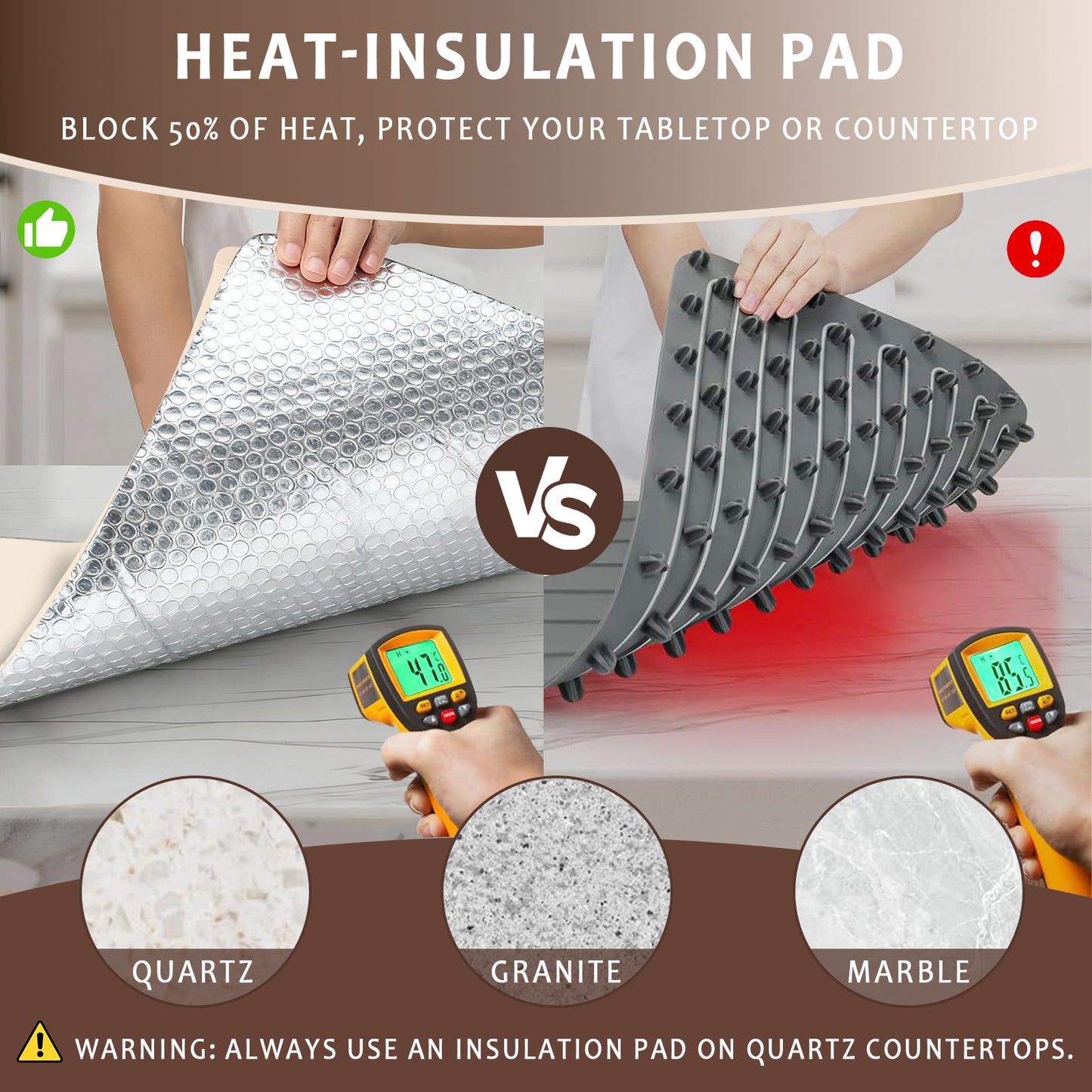 KORALAKIRI Food Heating Pad, Warming Mat for Food with Heat-Resistant Pad, 26×15 In Food Warmer Mat, One-touch heating Foldable Electric Warming Tray for Buffets, Party, Gatherings and Home