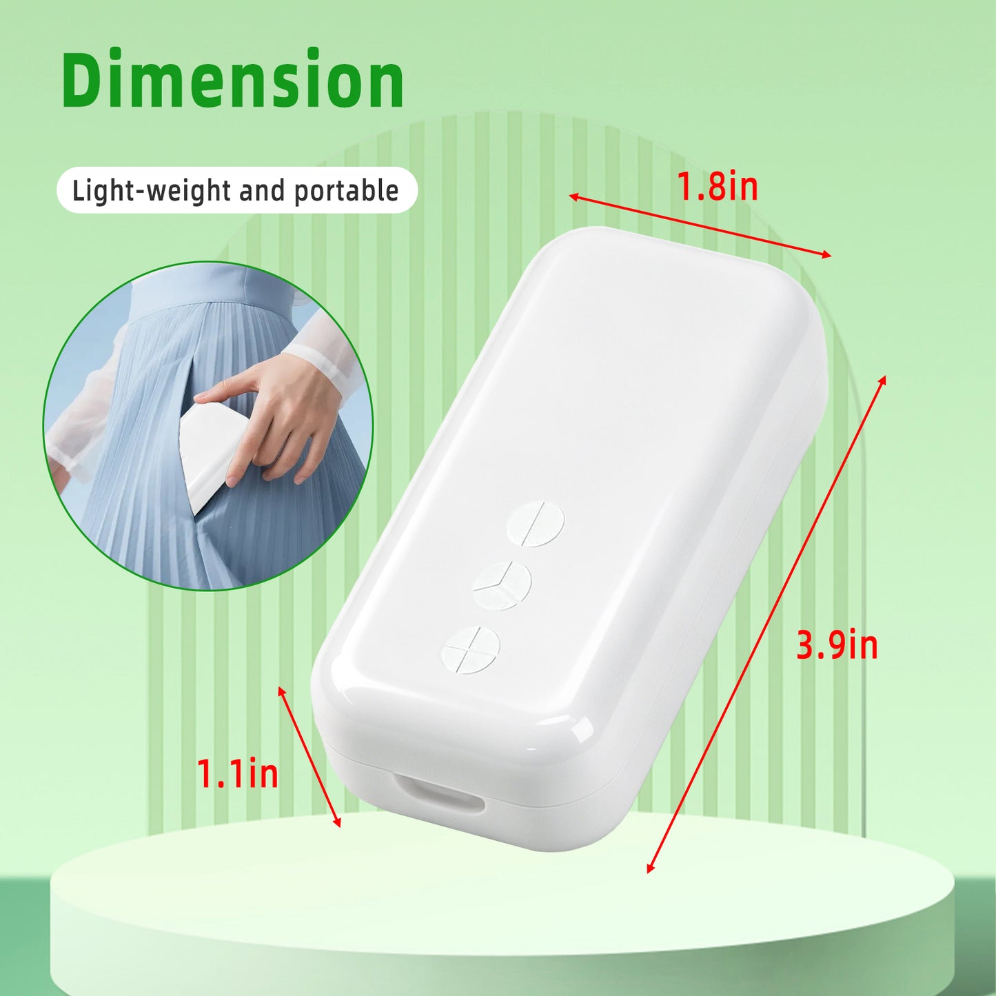 West Bay Pill Cutter Splitter for Small and Tiny Pills, Precisely Cuts into 1/2, 1/3, 1/4 | Portable & Easy-Grip Design | Back Storage